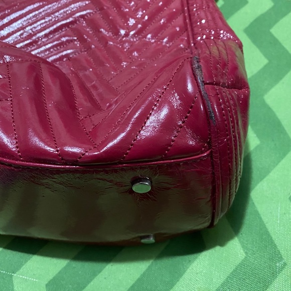 Cole Haan Coated Patent Leather Sugar Berry Tote - Picture 16 of 16